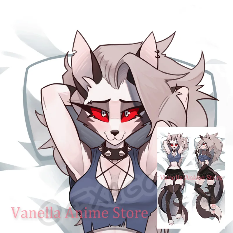 Двусторонняя наволочка Dakimakura Loona с принтом аниме, наволочка в подарок 
Двусторонняя наволочка Dakimakura Loona с принтом аниме, наволочка в подарок