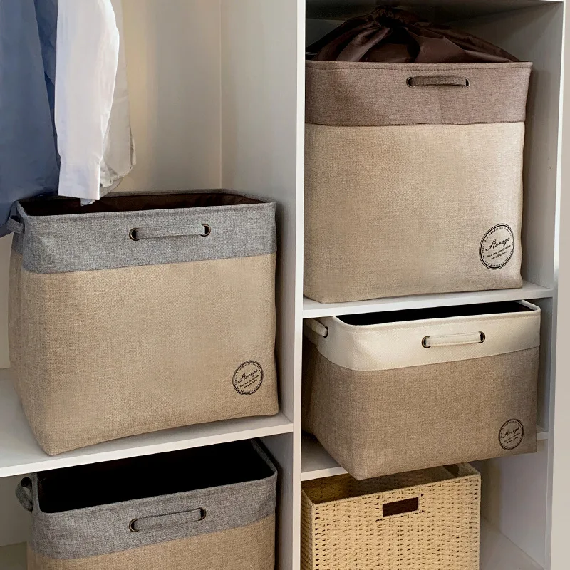 CLASSIC LINEN STORAGE BASKET BIG DRAWSTRING COLOR BLOCK CLOSET BEDROOM ORGANIZER CLOTHING NEATENING BIN FOLDING LAUNDRY HAMPER
CLASSIC LINEN STORAGE BASKET BIG DRAWSTRING COLOR BLOCK CLOSET BEDROOM ORGANIZER CLOTHING NEATENING BIN FOLDING LAUNDRY HAMPER