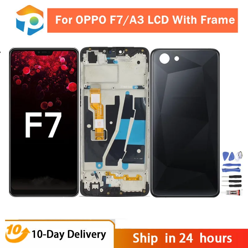 6.23'' Original AAAFor Oppo F7 LCD CPH1819 Display Touch Screen Digitizer Assembly Replacement For Oppo A3 Lcd Display Cover
6.23'' Original AAAFor Oppo F7 LCD CPH1819 Display Touch Screen Digitizer Assembly Replacement For Oppo A3 Lcd Display Cover