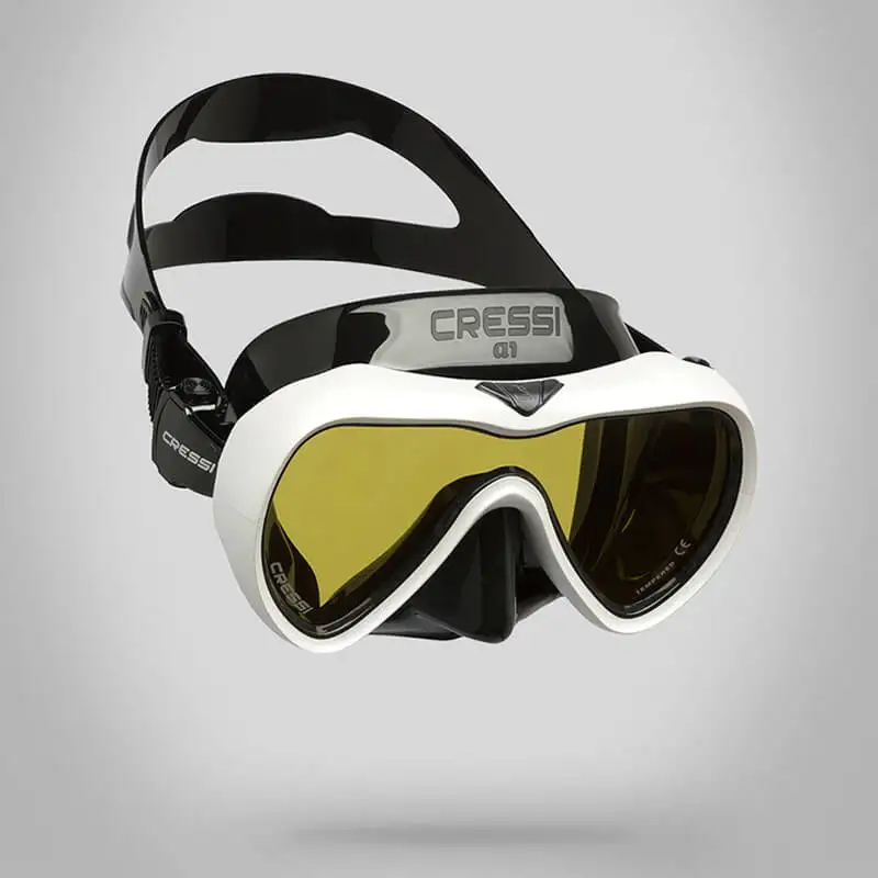 Cressi A1 Anti-Fog Diving Mask Professional Scuba Snorkeling Mask Silicone Dive Gaggles with Lens Coating for Men & Women
Cressi A1 Anti-Fog Diving Mask Professional Scuba Snorkeling Mask Silicone Dive Gaggles with Lens Coating for Men & Women