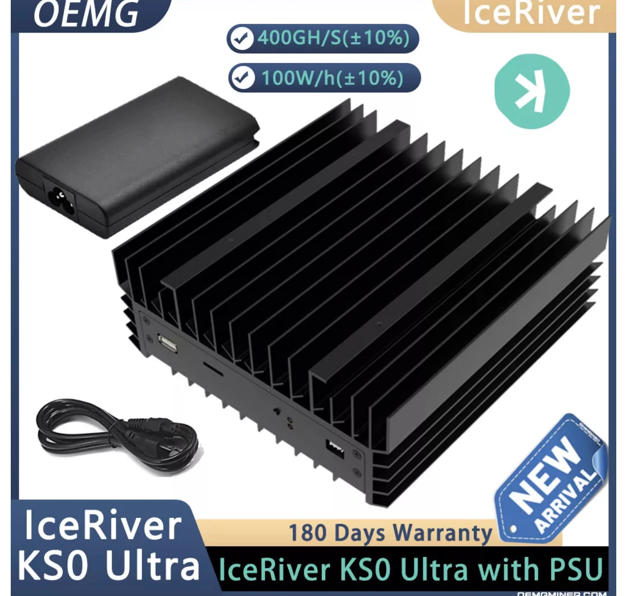 Купите 3 и получите 2 бесплатно новые IceRiver KS0 Ultra Kaspa Miner 400G 100W KAS ASIC Miner с блоком питания
Купите 3 и получите 2 бесплатно новые IceRiver KS0 Ultra Kaspa Miner 400G 100W KAS ASIC Miner с блоком питания