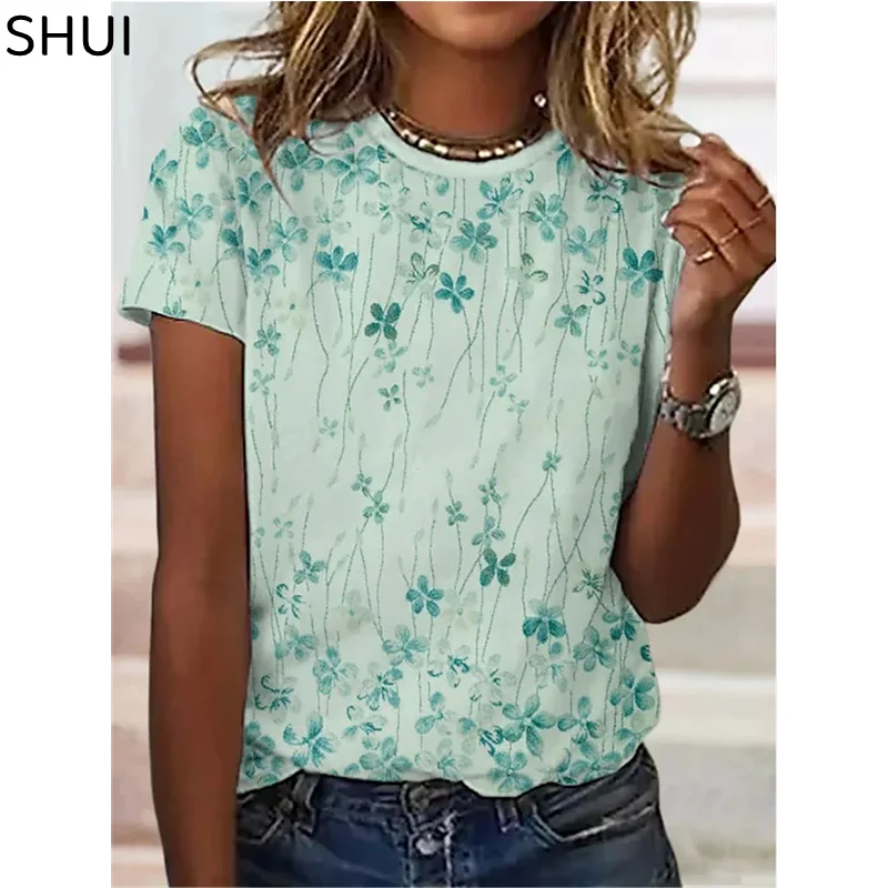 2022 New Women's Designer T-Shirt Summer Clothing Elegant Feminine Korean Clothes Tops Beautiful Sweet Cute Breathable T-Shirt
2022 New Women's Designer T-Shirt Summer Clothing Elegant Feminine Korean Clothes Tops Beautiful Sweet Cute Breathable T-Shirt