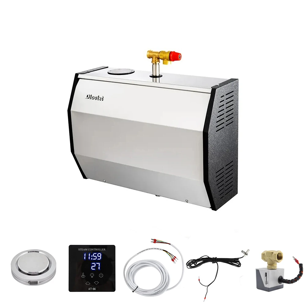 

Diooist DOD Model 10.5KW Self-Draining Steam Bath Generator Wet Sauna Steam Shower Steamer for Turkish bath