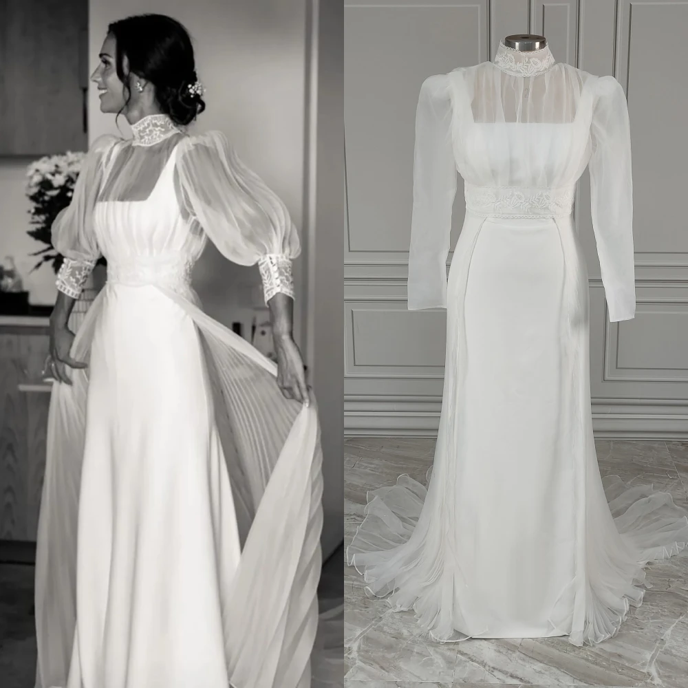 10438# Real Photos Square Collar Satin Mermaid Wedding Dress With Detachable Train Pleat Tulle Bride Gown Women Vestido De Novia
10438# Real Photos Square Collar Satin Mermaid Wedding Dress With Detachable Train Pleat Tulle Bride Gown Women Vestido De Novia