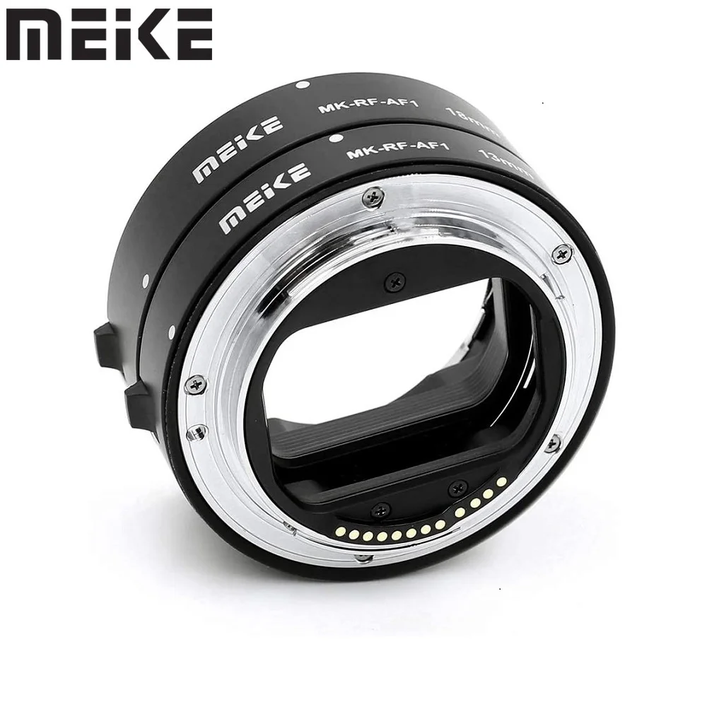 

Meike MK-RF-AF1 Metal AF Auto Focus Macro Extension Tube Adapter Ring for Canon RF Mount EOS R10 R7 R6 R5 R RP DSLR Cameras