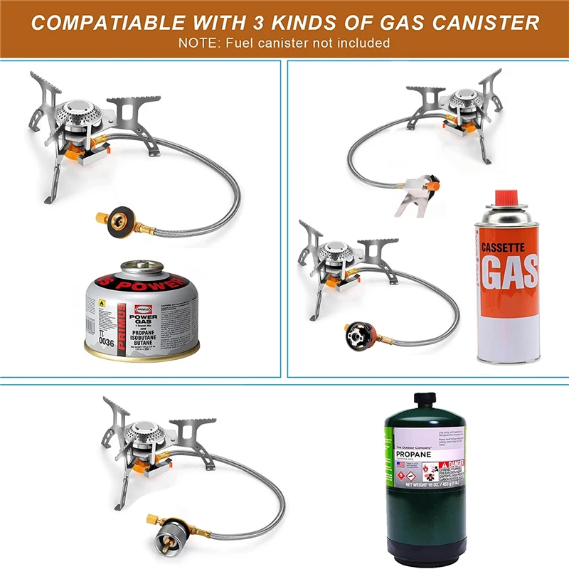 Camping Gas Stove Portable Gas Burner Tourism Picnic Strong Fire Burner Survival Equipment Outdoor Accessories Camping Supplies Camping Gas Stove Portable Gas Burner Tourism Picnic Strong Fire Burner Survival Equipment Outdoor Accessories Camping Supplies