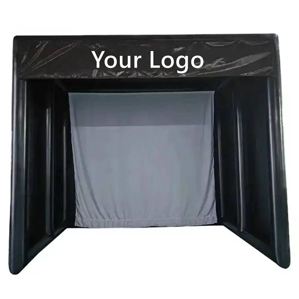 Stock 13ft Inflatable Golf Simulator Enclosure Indoor/Outdoor Golf Practice Swing Tent with Projection Screen for All Skills Stock 13ft Inflatable Golf Simulator Enclosure Indoor/Outdoor Golf Practice Swing Tent with Projection Screen for All Skills
