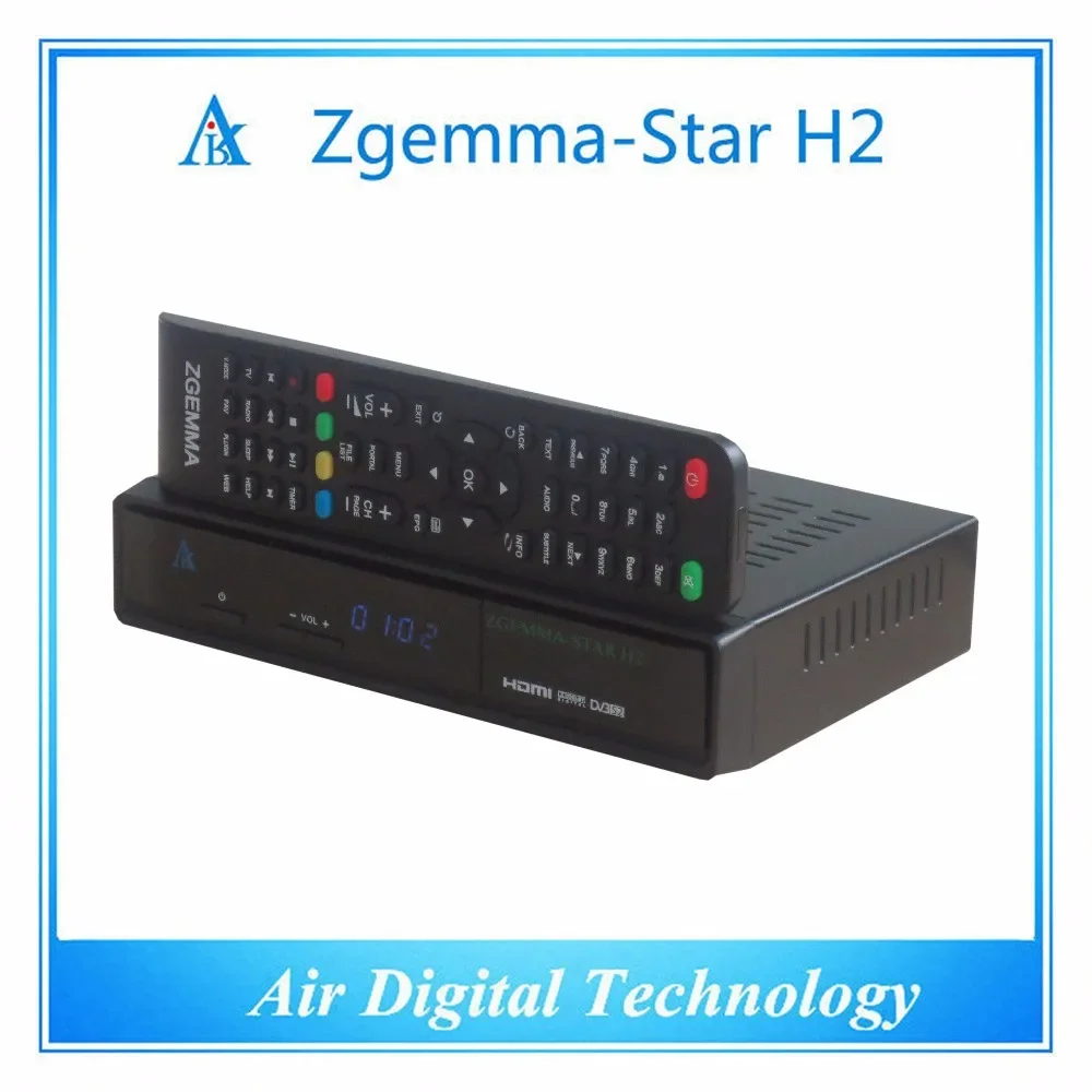 

Zgemma star H2 1080p Linux OS TV decoder DVB-S2 + T2 tuner for DVB-T2 with CA