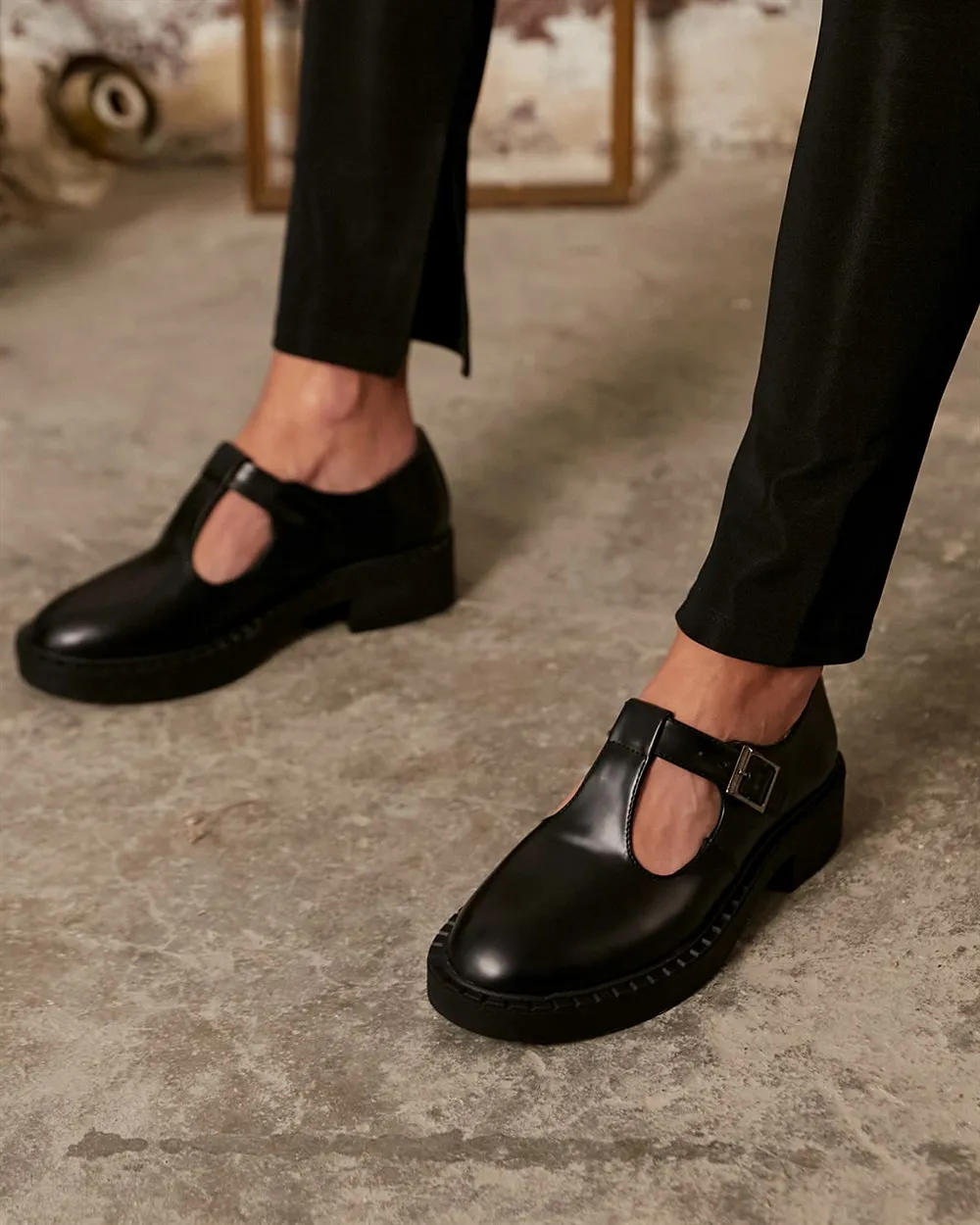 Volin Inner Outer Genuine Leather Belt Black Women's Shoes Poshnmore Casual Shoes
Volin Inner Outer Genuine Leather Belt Black Women's Shoes Poshnmore Casual Shoes
