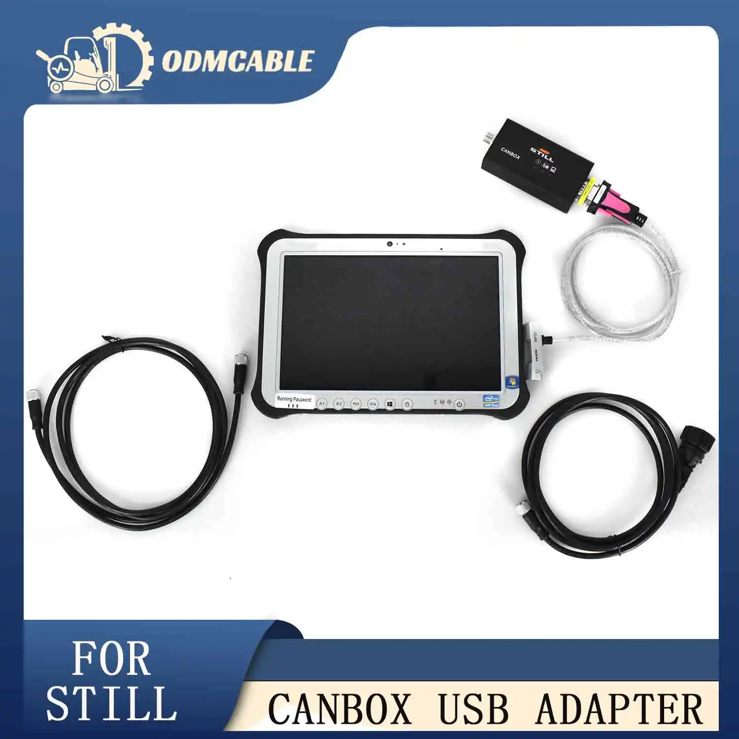Forklift Diagnostic Kit Trucks Diagnosis Tool For Still Diagnostic Scanner Usb Canbox Adapter 50983605400+FZ G1 laptop
Forklift Diagnostic Kit Trucks Diagnosis Tool For Still Diagnostic Scanner Usb Canbox Adapter 50983605400+FZ G1 laptop