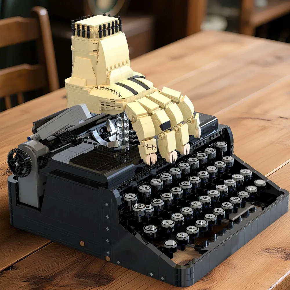 2330PCS Movie Wednesday Typewriter Model Building Set, Creative Modular Building Block Brick Toys Assembly Model Kit,Adults Gift 2330PCS Movie Wednesday Typewriter Model Building Set, Creative Modular Building Block Brick Toys Assembly Model Kit,Adults Gift