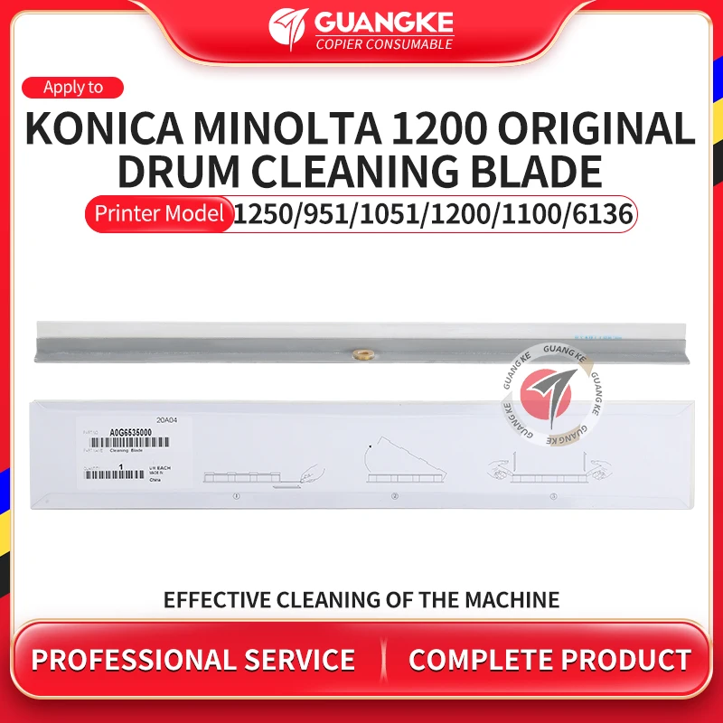 A0G6535000 Оригинальное лезвие для очистки барабана Konica Minolta Bizhub Pro 951 1100 1051 1051P 1052 1052P 1200 1250 2250 1250P
A0G6535000 Оригинальное лезвие для очистки барабана Konica Minolta Bizhub Pro 951 1100 1051 1051P 1052 1052P 1200 1250 2250 1250P