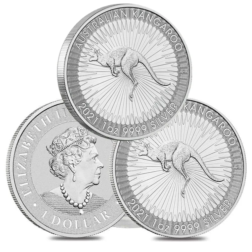 

2021 Australia $1 1 Troy Oz Silver Kangaroo Coin Without Magnetic Collect Gifts Souvenirs
