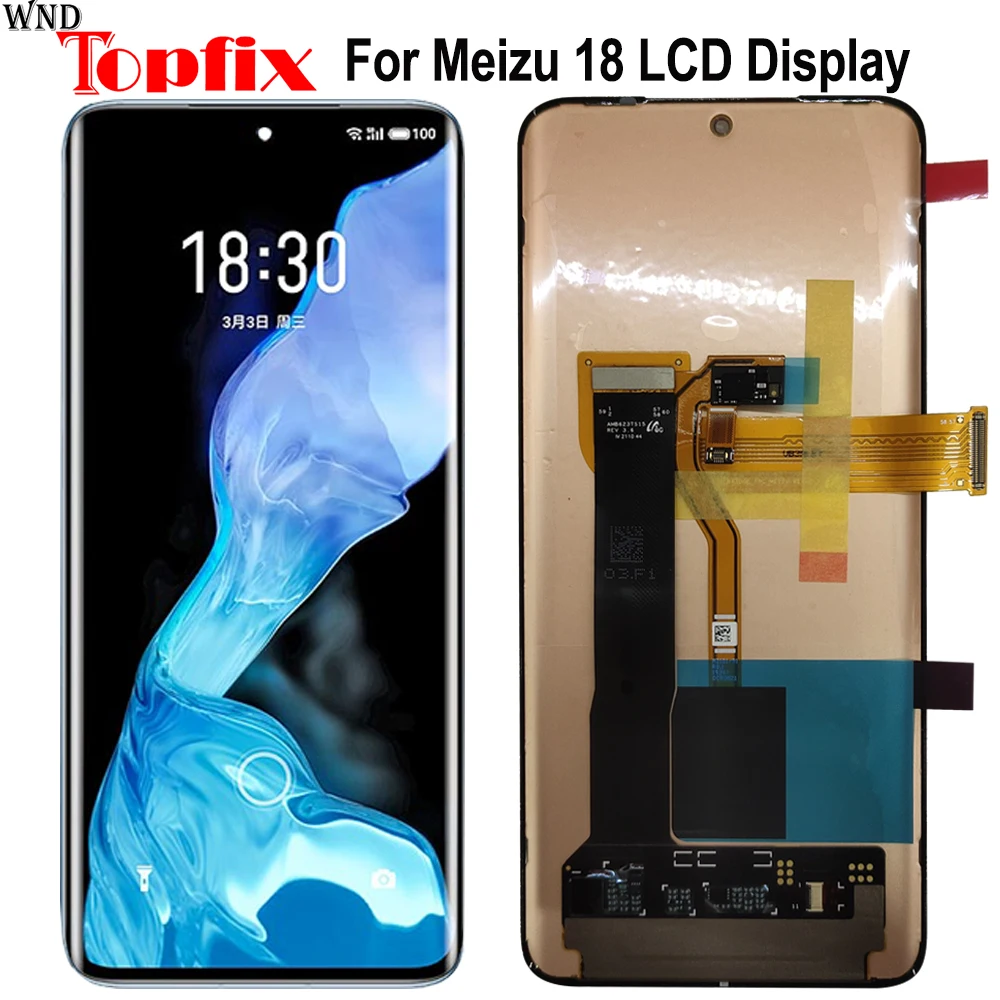6.2" LCD For Meizu 18 LCD Display Touch Screen Digiziter Assembly For Meizu 18 LCD Screen
6.2" LCD For Meizu 18 LCD Display Touch Screen Digiziter Assembly For Meizu 18 LCD Screen