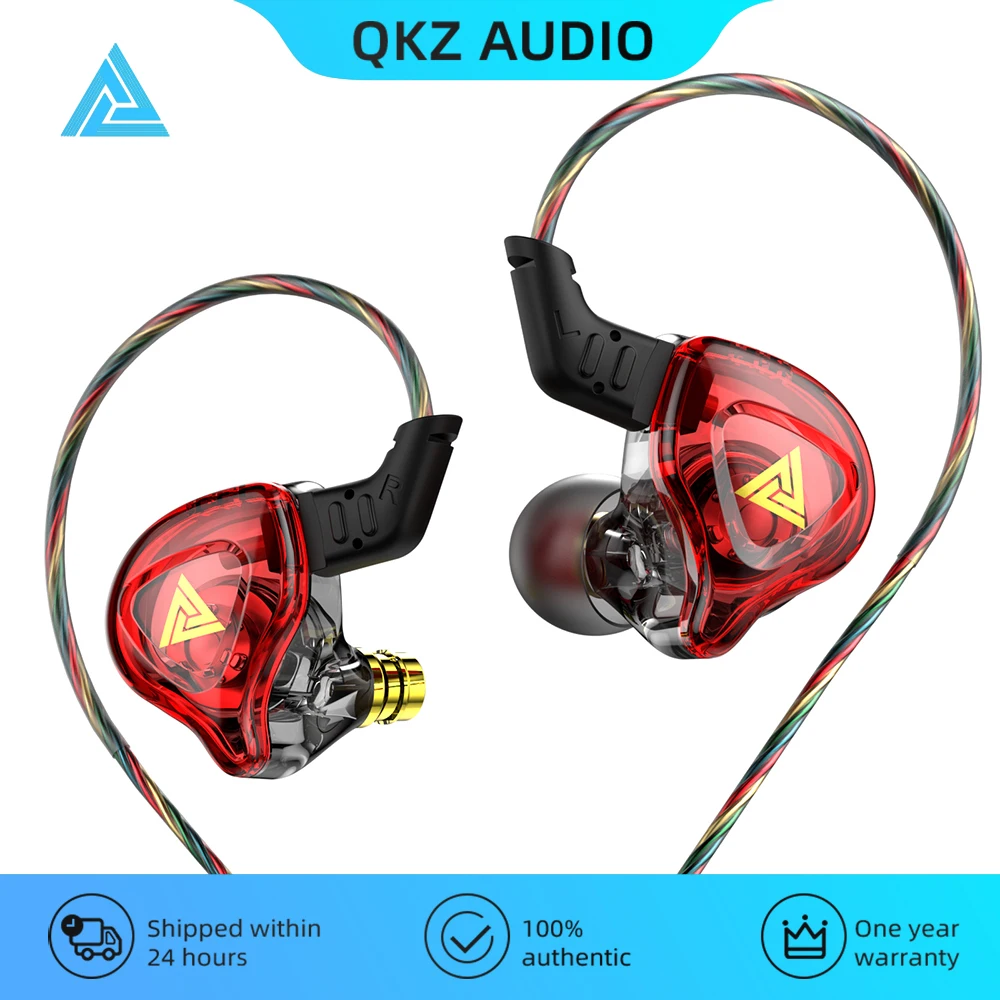 

QKZ AK6 DMX AERS Earphone HIFI In-Ear Moving Coil Wired Headphones Subwoofer Earbuds Sports Headphones Noise Cancelling Headset