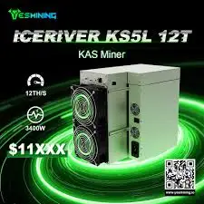 Новинка, IceRiver KS5L 12T 3400 Вт, Kas Майнер Kaspa, Майнинг, самый выгодный криптовалютический Майнер Asic, включающий PSU B
Новинка, IceRiver KS5L 12T 3400 Вт, Kas Майнер Kaspa, Майнинг, самый выгодный криптовалютический Майнер Asic, включающий PSU B
