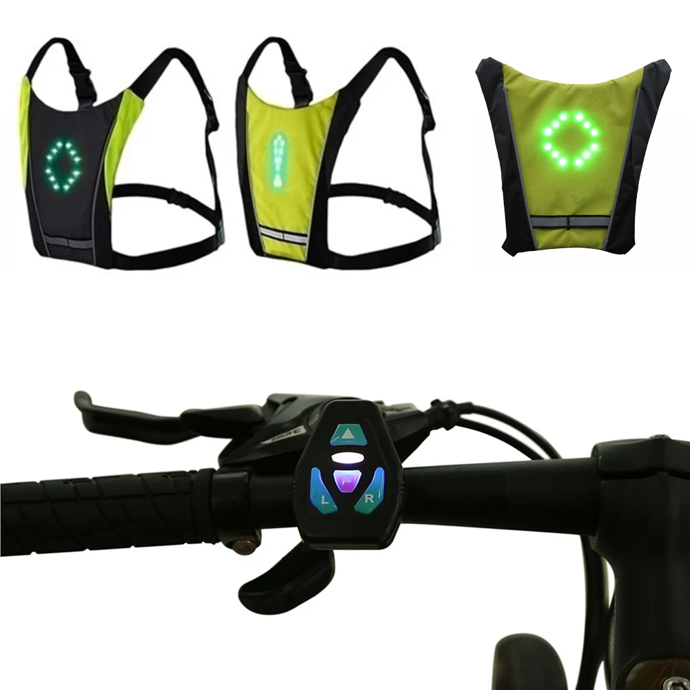 New LED Wireless Cycling Vest 20L MTB Bike Bag Safety LED Turn Signal Light Vest Bicycle Reflective Warning Vests With Remo 6 Mallzona Ac64f9bbde3614e4d9cb708fd66eeb857K New LED Wireless Cycling Vest 20L MTB Bike Bag Safety LED Turn Signal Light Vest Bicycle Reflective Warning Vests With Remo Mallzona