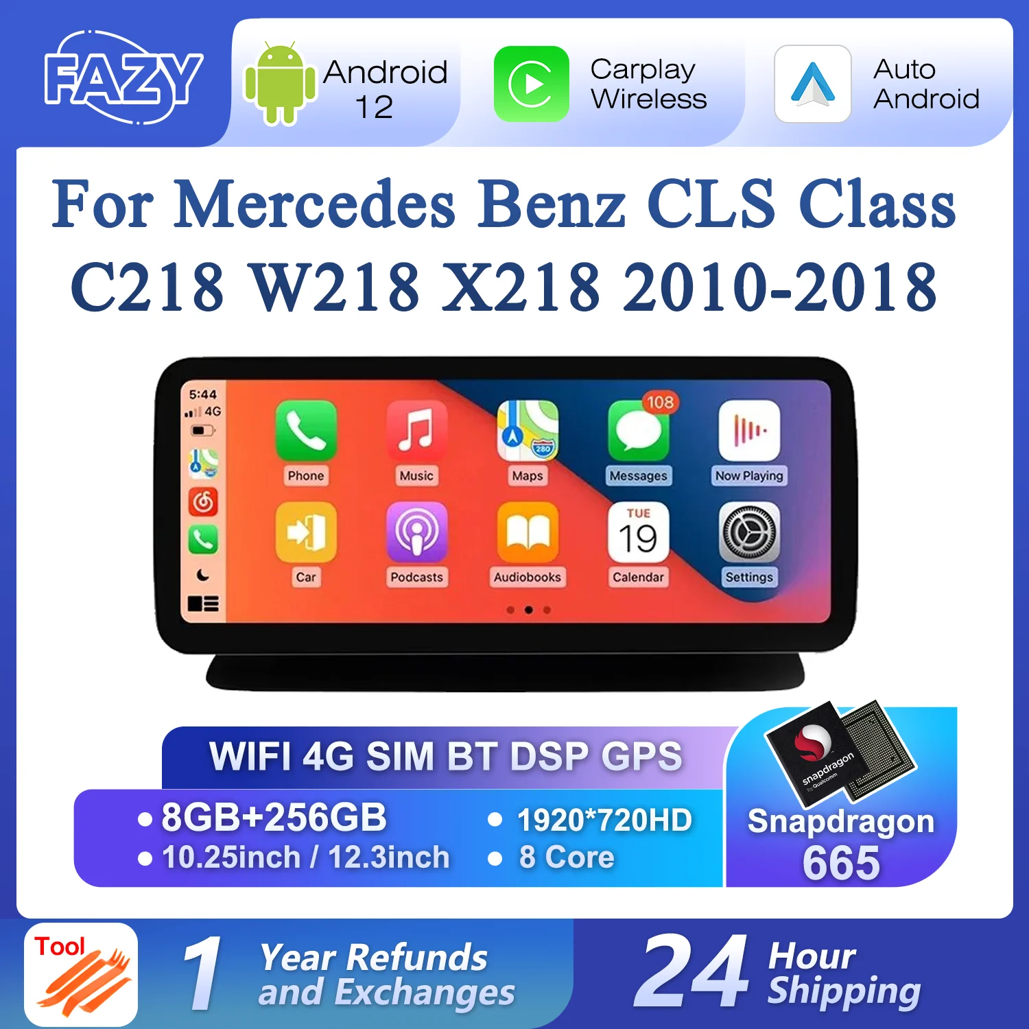 8Core Android 12 Car Video Player Navigation Multimedia Screen For Mercedes Benz CLS W218 X218 C218 Apple Carplay GPS DSP Radio
8Core Android 12 Car Video Player Navigation Multimedia Screen For Mercedes Benz CLS W218 X218 C218 Apple Carplay GPS DSP Radio