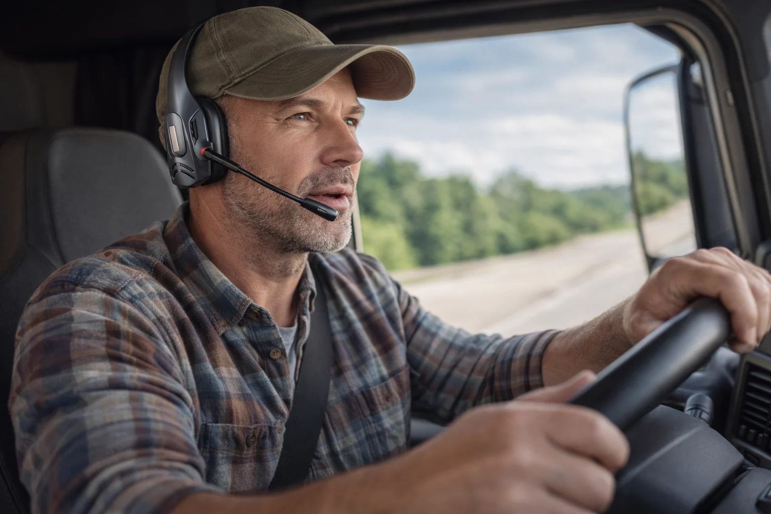 Ac7de3f0ce11a4da78968f269fa2ed443L Trucker Bluetooth Headset,Wireless Headset with Mic, Call Center Headset,Bluetooth Headsets with Dual Noise Cancelling