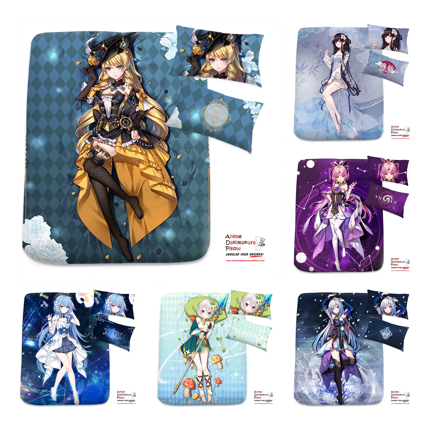 

Hobby Express Premium Quality Japanese Anime Bed Blanket or Duvet Cover Otaku Bedding Set Anime Lover's Comfort