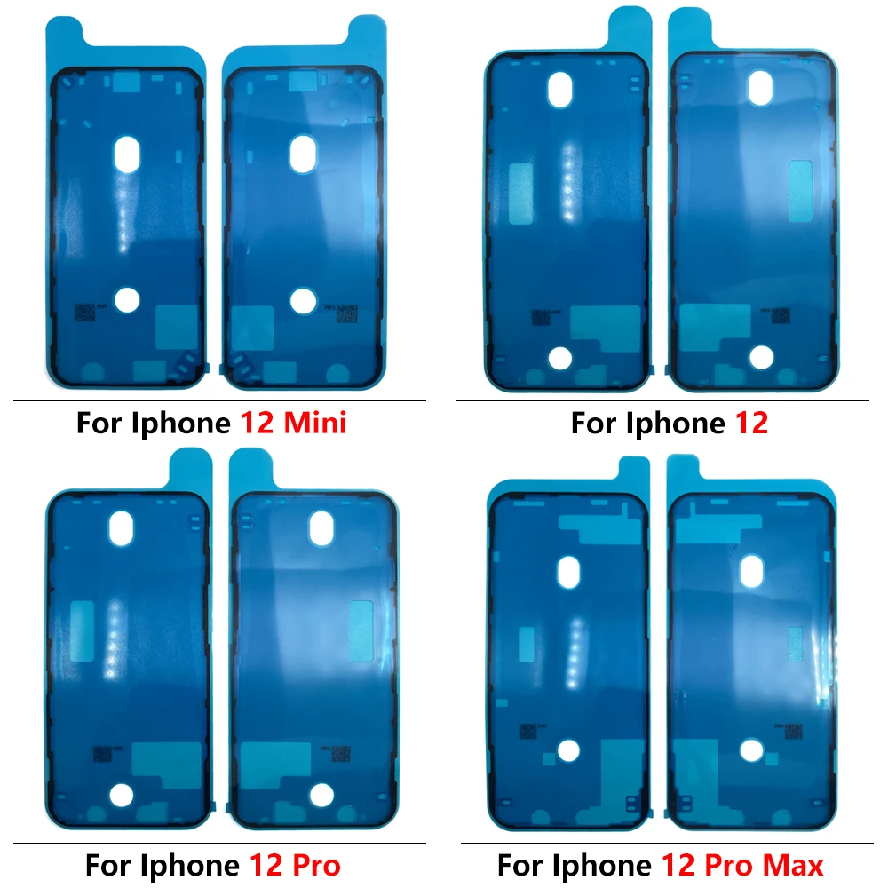 

10Pcs/lots Waterproof Sticker For Iphone 13 12 11 Pro Max X XR XS Max LCD Display Frame Bezel Seal Tape Glue Adhesive