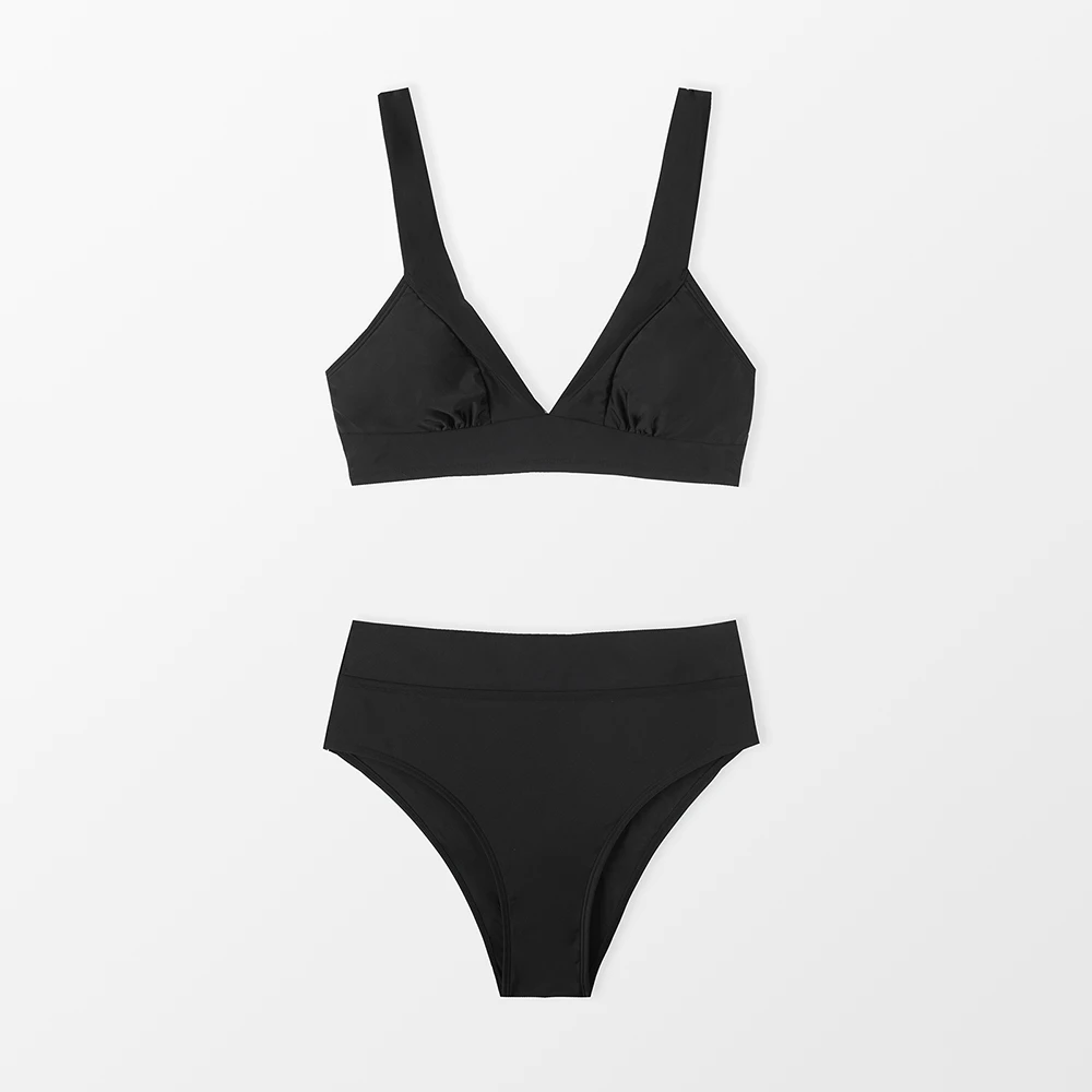 CUPSHE Hoch Dreieck Hohe Taille Bikini Set Badeanzug Für Frauen Solide Rosa Sexy Zwei Stücke Bademode 2023 Badeanzug Bademode CUPSHE Hoch Dreieck Hohe Taille Bikini Set Badeanzug Für Frauen Solide Rosa Sexy Zwei Stücke Bademode 2023 Badeanzug Bademode