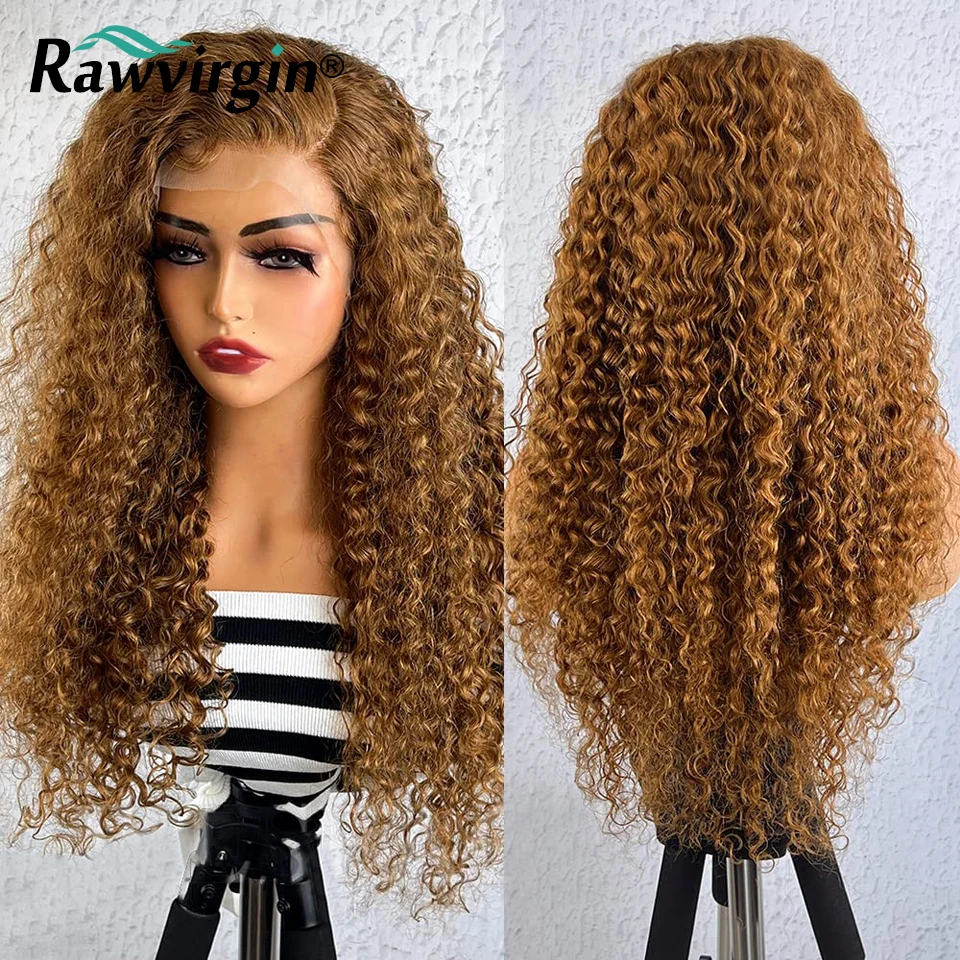 Raw Curly Brown Colored 13x6 Lace Front Wigs For Women Human Hair Honey Blonde Water Wave #27 Brazilian Virgin Hair Pre Plucked
Raw Curly Brown Colored 13x6 Lace Front Wigs For Women Human Hair Honey Blonde Water Wave #27 Brazilian Virgin Hair Pre Plucked