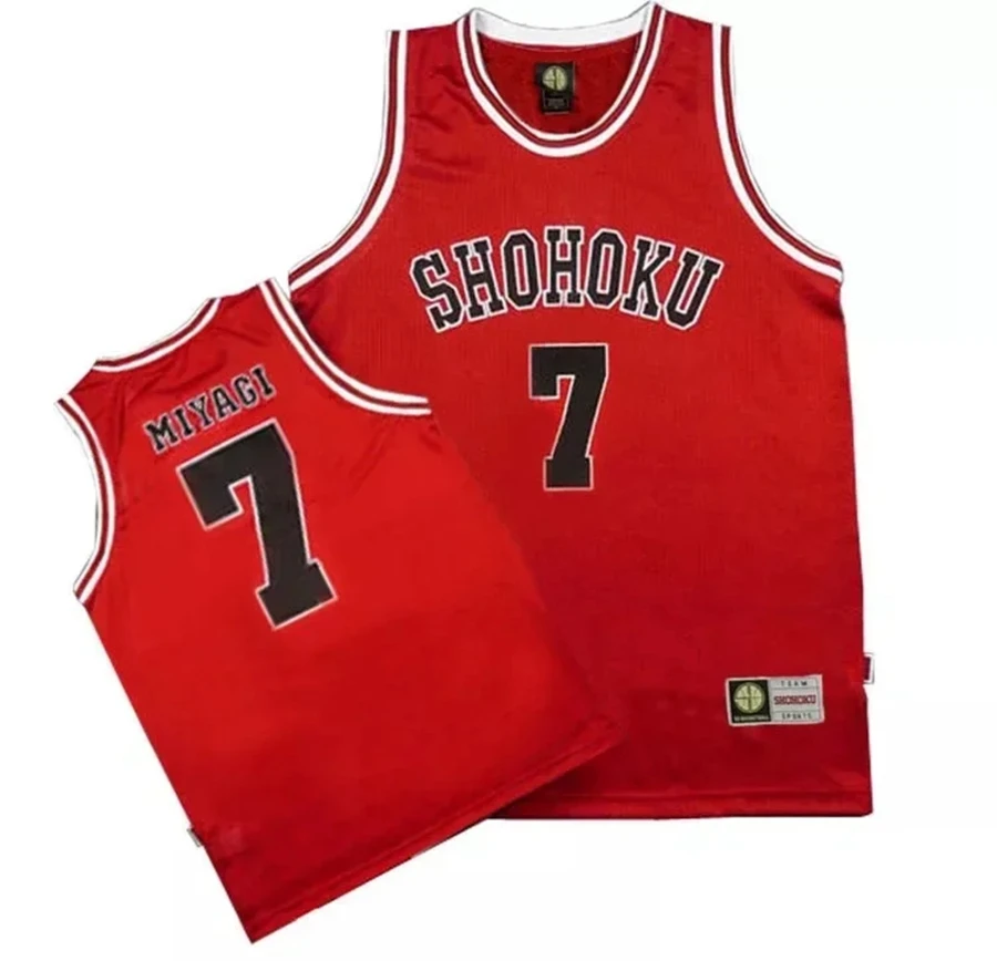 Miyagi Anime Sakuragi Hanamichi Rukawa Cosplay Slam Dunk Jersey Shohoku School Basketball Team Jersey Quality Sportswear Costume
Miyagi Anime Sakuragi Hanamichi Rukawa Cosplay Slam Dunk Jersey Shohoku School Basketball Team Jersey Quality Sportswear Costume