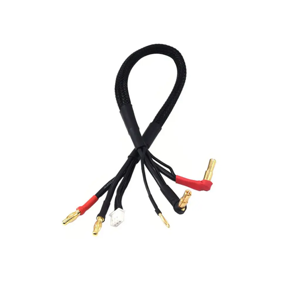 2S 2mm Banana Balance Charging Lead 4mm & 5mm Multi Bullet Plug with black wire 14AWG 300MM
2S 2mm Banana Balance Charging Lead 4mm & 5mm Multi Bullet Plug with black wire 14AWG 300MM