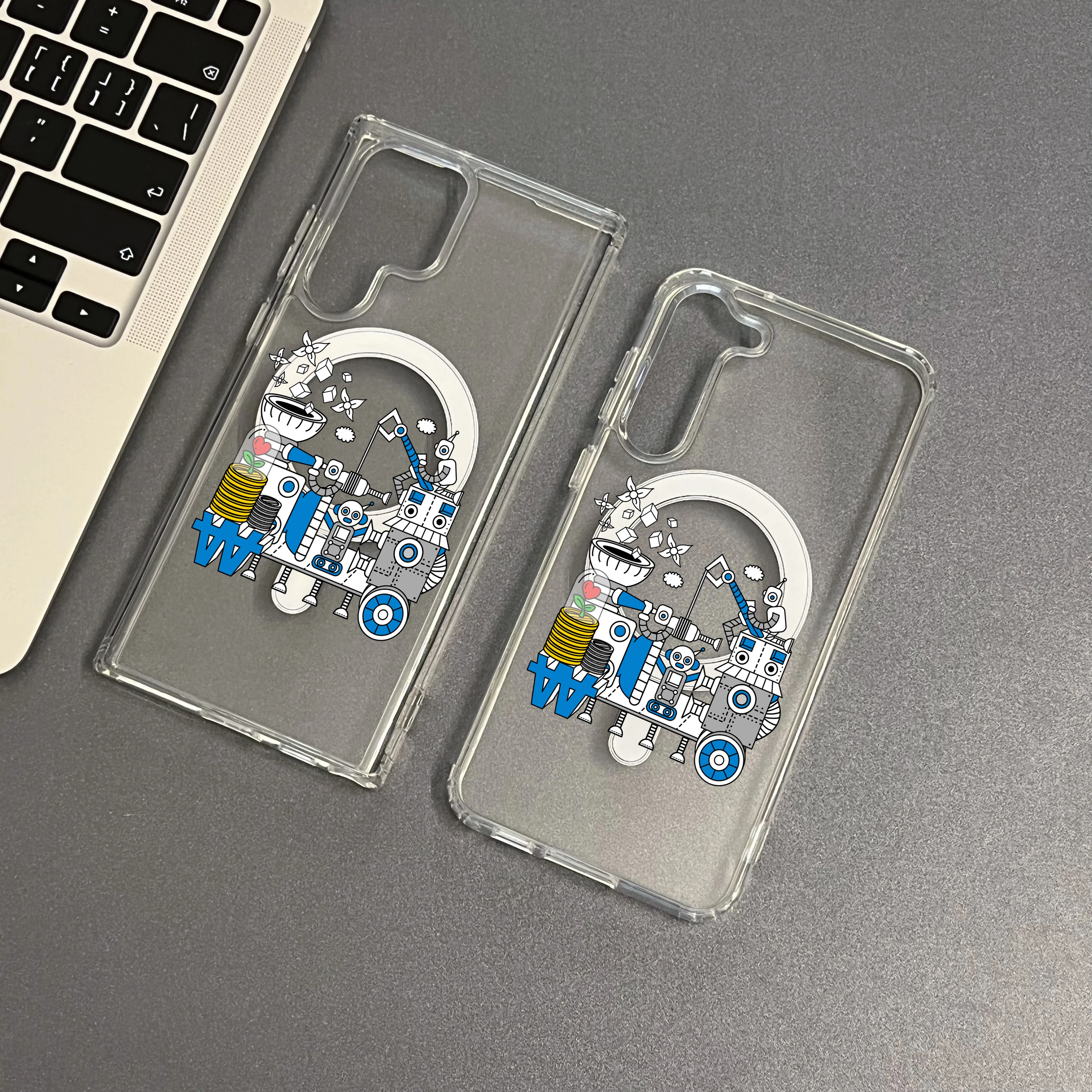 Creative and interesting cartoon blue transport robot phone case acrylic for sumsung S22 S23 Plus Ultra A385
Creative and interesting cartoon blue transport robot phone case acrylic for sumsung S22 S23 Plus Ultra A385