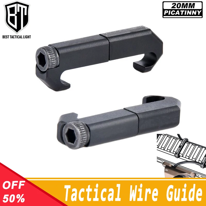 

WADSN 2pcs/Set Tactical Wire Guide Regular System Hunting Accessorire For Airsoft Weapon Rail Cover Handguard 20mm Picatinny