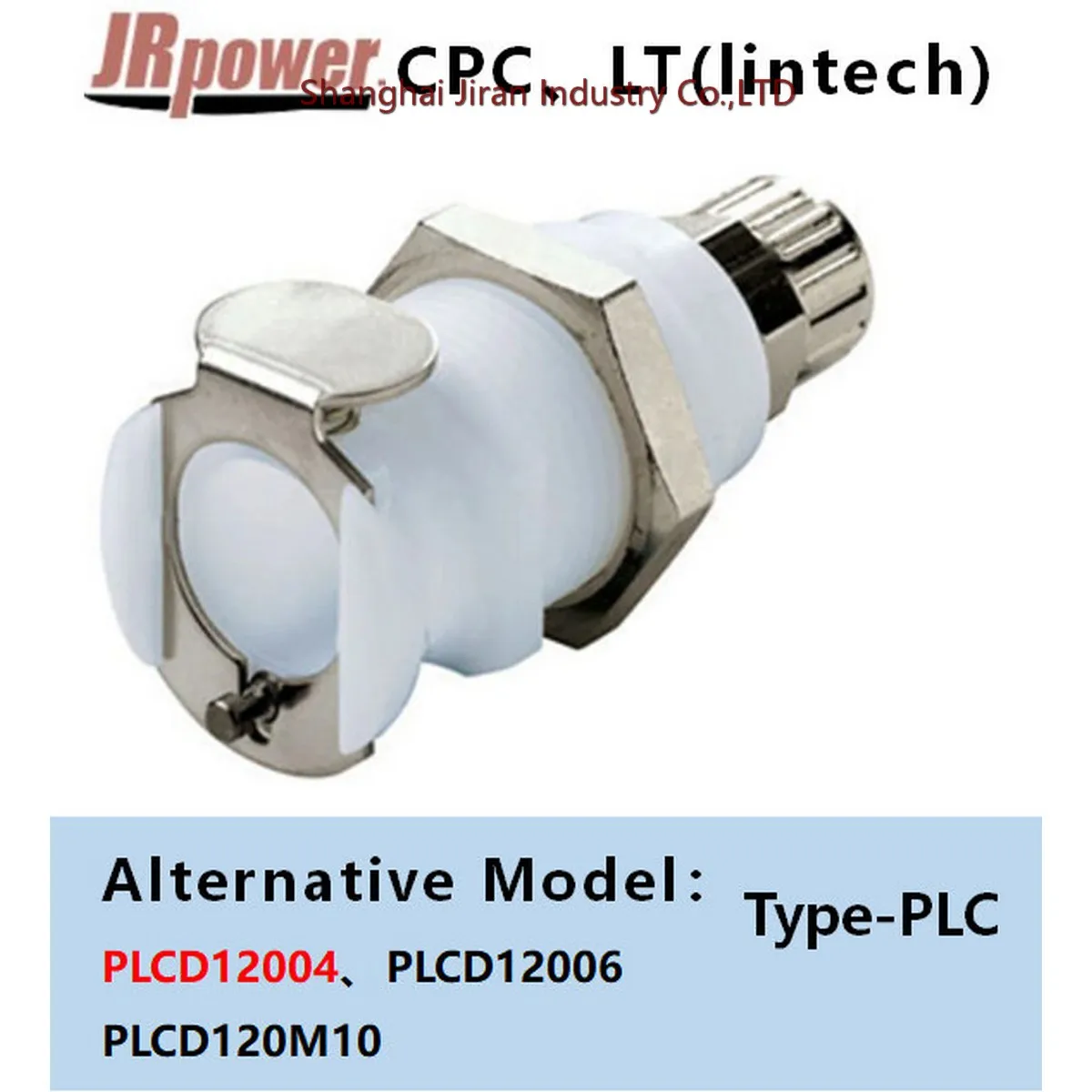 

JR-PLC|5pcs Rerfectsubstitute CPC quick connector coupling PLCD12004 PLCD12006 PLCD120M10