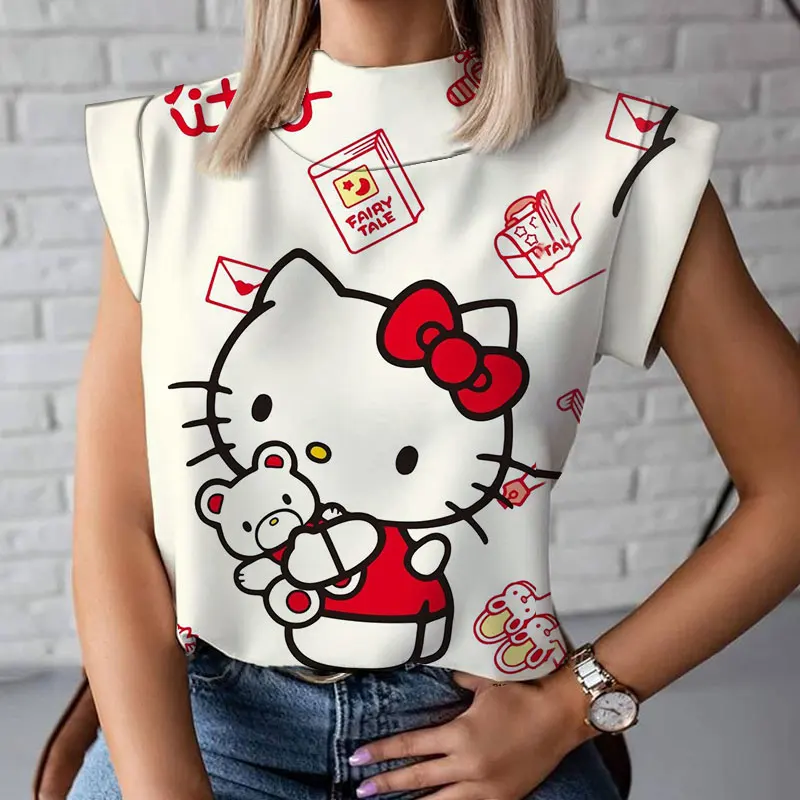 Hello Kitty funny female cartoon high-necked T-shirt female autumn T-sleeve high-necked bottoming top female casual
Hello Kitty funny female cartoon high-necked T-shirt female autumn T-sleeve high-necked bottoming top female casual