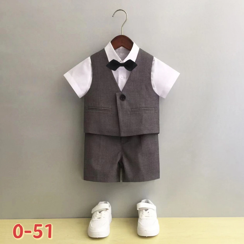 Children's vest suit, boy's summer baby first birthday party small suit, piano performance suit, flower girl wedding suit
Children's vest suit, boy's summer baby first birthday party small suit, piano performance suit, flower girl wedding suit