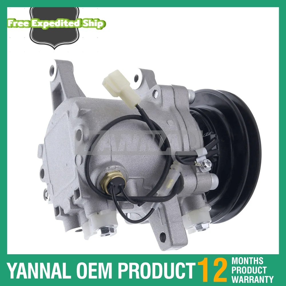 High Quality After Market Part 3C581-97590 SVO7E A/C Compressor for Kubota M108S M5040 M7040 M8540 Tractor-New
High Quality After Market Part 3C581-97590 SVO7E A/C Compressor for Kubota M108S M5040 M7040 M8540 Tractor-New