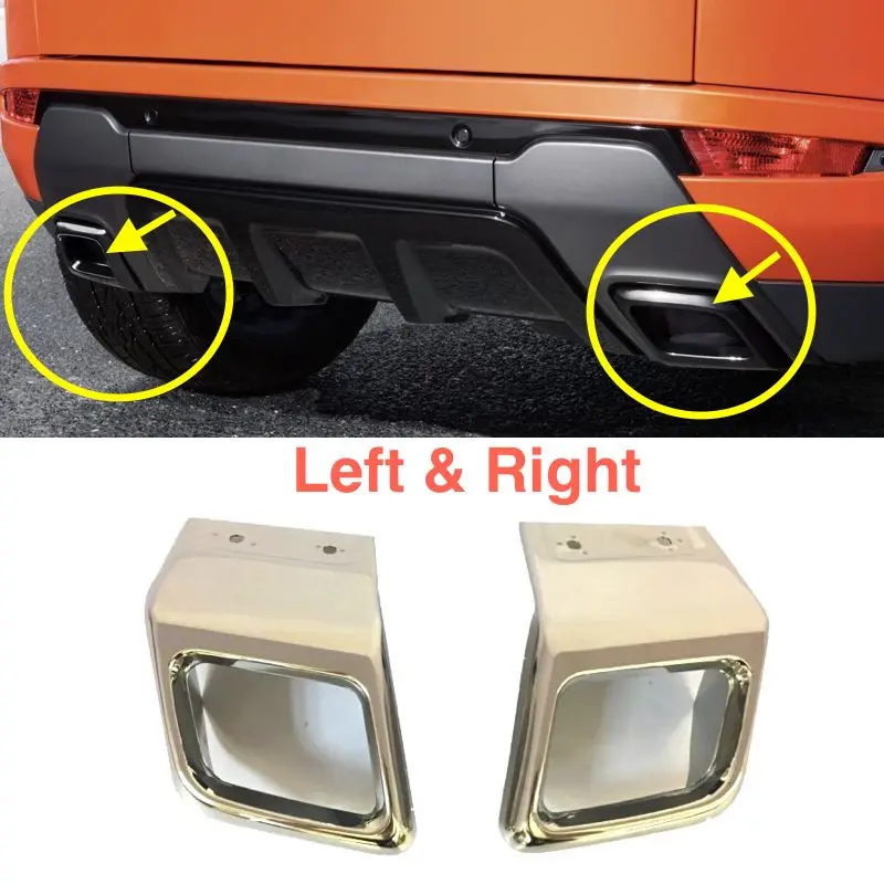 Left and Right Rear Bumper Exhaust Tube Trim For Range Rover Evoque 2012-2018 LH RH LR027871 LR027872
Left and Right Rear Bumper Exhaust Tube Trim For Range Rover Evoque 2012-2018 LH RH LR027871 LR027872