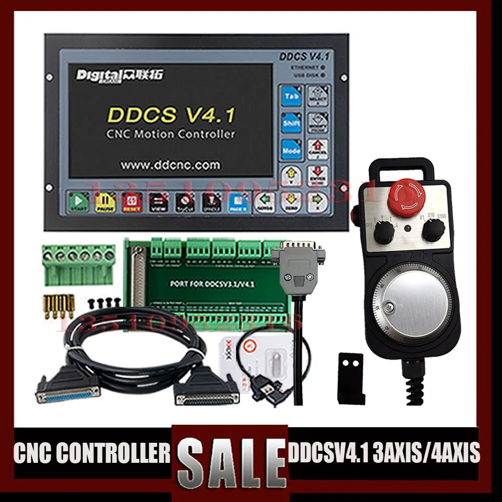 Ddcsv4.1 Cnc Motion Controller System 3/4axis Engraving Machine Controller Engraving Milling Machine With Estop Mpg Handwheel
Ddcsv4.1 Cnc Motion Controller System 3/4axis Engraving Machine Controller Engraving Milling Machine With Estop Mpg Handwheel