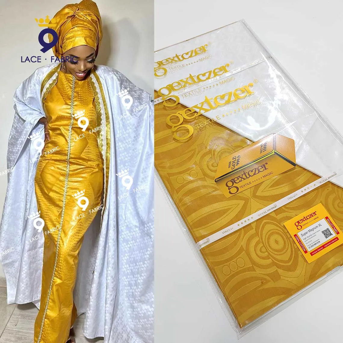 2.5+2.5 Yards Bazin Riche Lace Fabric Two Colors Men Or Women Clothing Original Basin Riche Brode Dresses Shiny Lace Fabric
2.5+2.5 Yards Bazin Riche Lace Fabric Two Colors Men Or Women Clothing Original Basin Riche Brode Dresses Shiny Lace Fabric