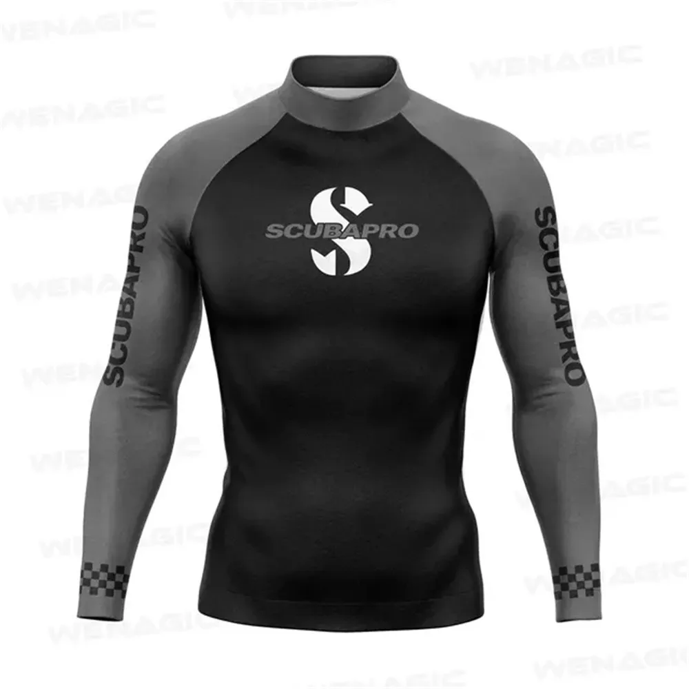 Men's Swimming T-shirt Swimsuit Beach UV Protection Rash Guard Diving Swimwear Long Sleeve Surfing Suit Surf Clothes Rashguard
Men's Swimming T-shirt Swimsuit Beach UV Protection Rash Guard Diving Swimwear Long Sleeve Surfing Suit Surf Clothes Rashguard