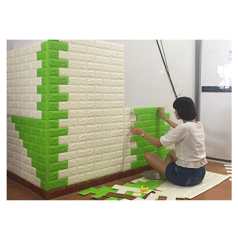 Retro Peel and Stick Wallpaper Foam 3d Wall Panels Brick Pattern 70cmX100cm Waterproof Wall Stickers Decoration Bedroom
Retro Peel and Stick Wallpaper Foam 3d Wall Panels Brick Pattern 70cmX100cm Waterproof Wall Stickers Decoration Bedroom