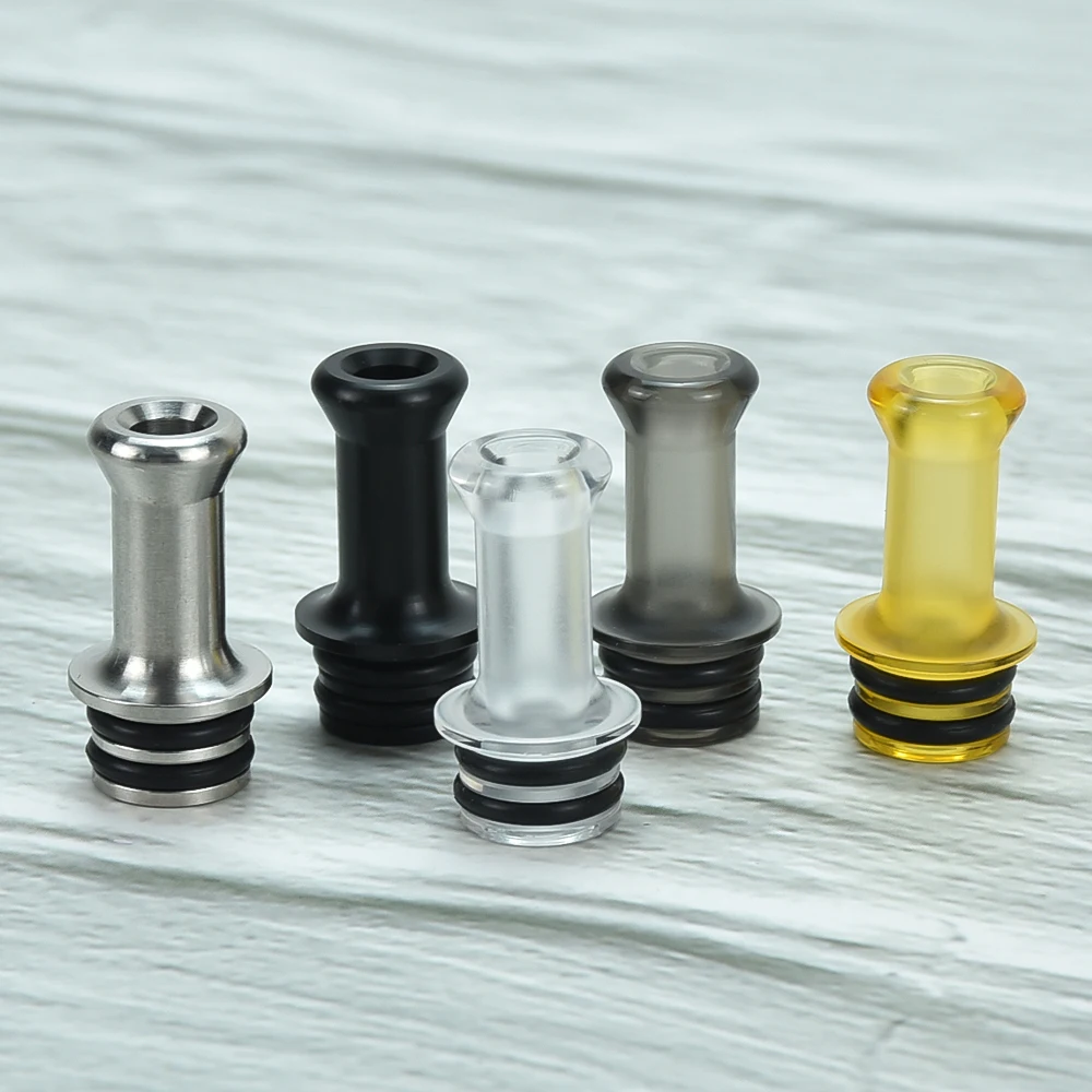 

2pcs 510 mtl drip tip taifun gtr rta 510 drip tip for SteamTuners bellcap taifun gt5 rta YFTK Flash e Vapor V4.5S+ RTA