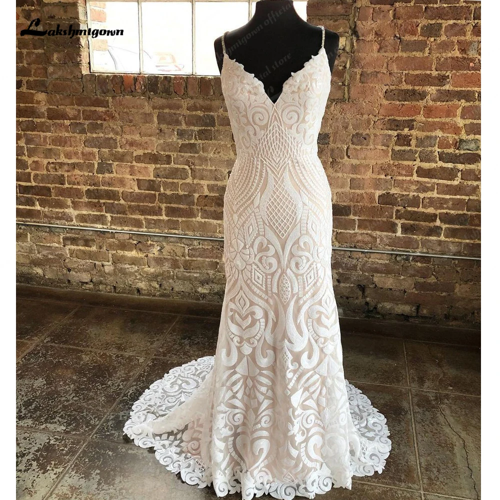 Vintage Lace Mermaid Wedding Dresses 2023 Sleeveless Spaghetti Straps Wedding Bridal Gowns Vestidos De Novia Custom Made
Vintage Lace Mermaid Wedding Dresses 2023 Sleeveless Spaghetti Straps Wedding Bridal Gowns Vestidos De Novia Custom Made