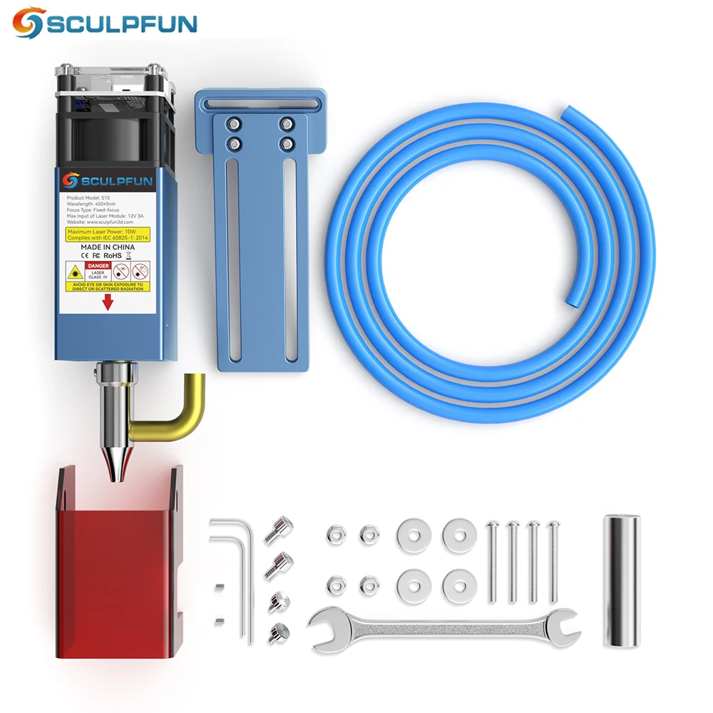 Лазерный Гравировальный модуль Sculpfun S9/S10, 10 Вт, лазерная головка для гравировальной машины, зеркальная акриловая резка, гравировка металла
Лазерный Гравировальный модуль Sculpfun S9/S10, 10 Вт, лазерная головка для гравировальной машины, зеркальная акриловая резка, гравировка металла