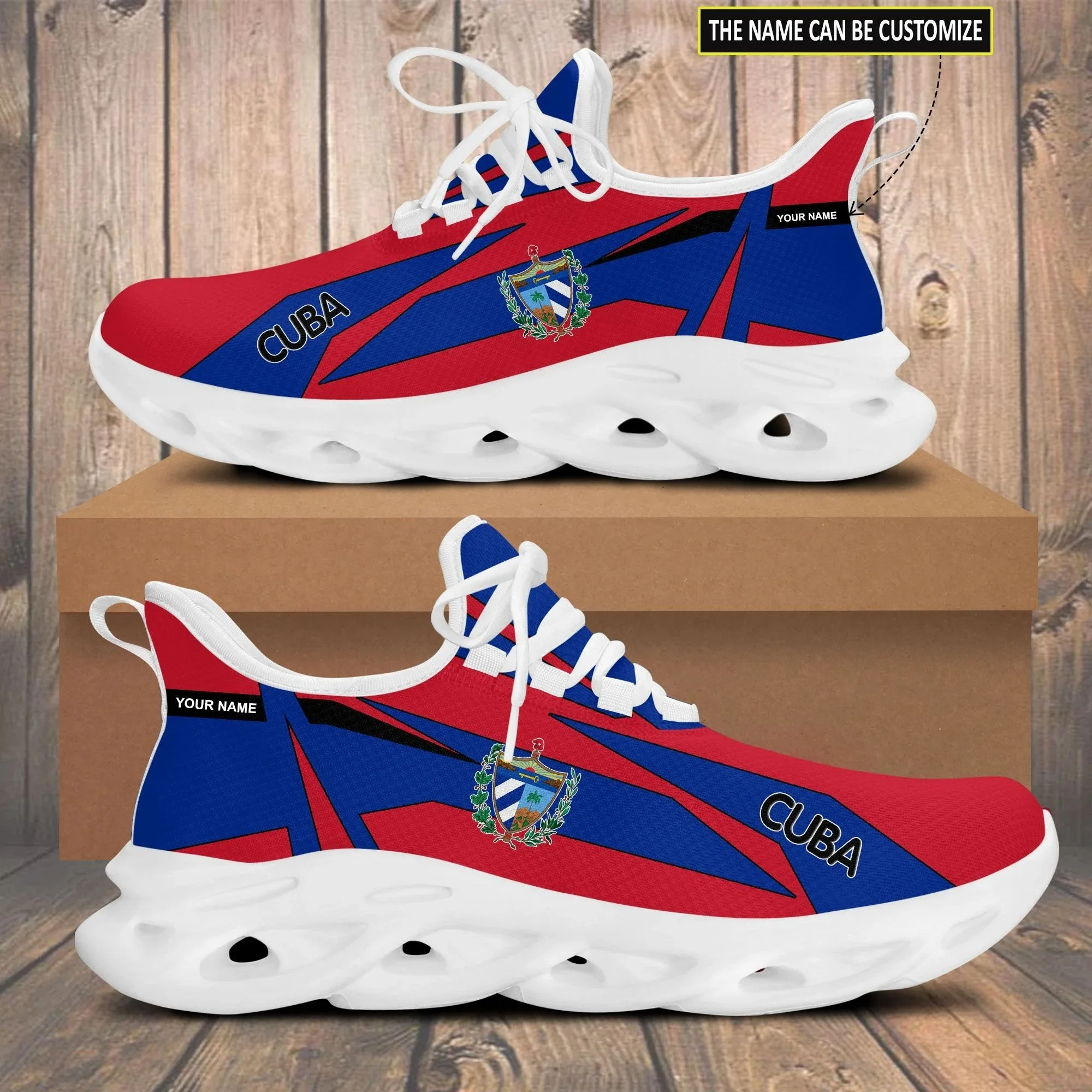 Nopersonality Lightweight Soft Sole Men's Shoes Classic Printing Cuban Flag Men's Shoes Breathable Height Increasing Shoes
Nopersonality Lightweight Soft Sole Men's Shoes Classic Printing Cuban Flag Men's Shoes Breathable Height Increasing Shoes