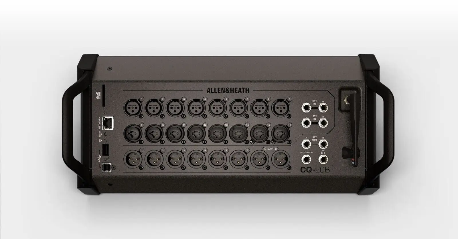 BRAND NEW ORIGINALAllen and Heath CQ-20B Ultra-Compact 20in / 8out Digital Mixer with Wi-Fi
BRAND NEW ORIGINALAllen and Heath CQ-20B Ultra-Compact 20in / 8out Digital Mixer with Wi-Fi