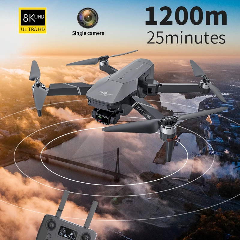 2022 New KF101 Drone Max GPS 4K Professional EIS Camera Anti-Shake 3-Axis Gimbal 5G Wifi Brushless Motor RC Foldable Toy
2022 New KF101 Drone Max GPS 4K Professional EIS Camera Anti-Shake 3-Axis Gimbal 5G Wifi Brushless Motor RC Foldable Toy