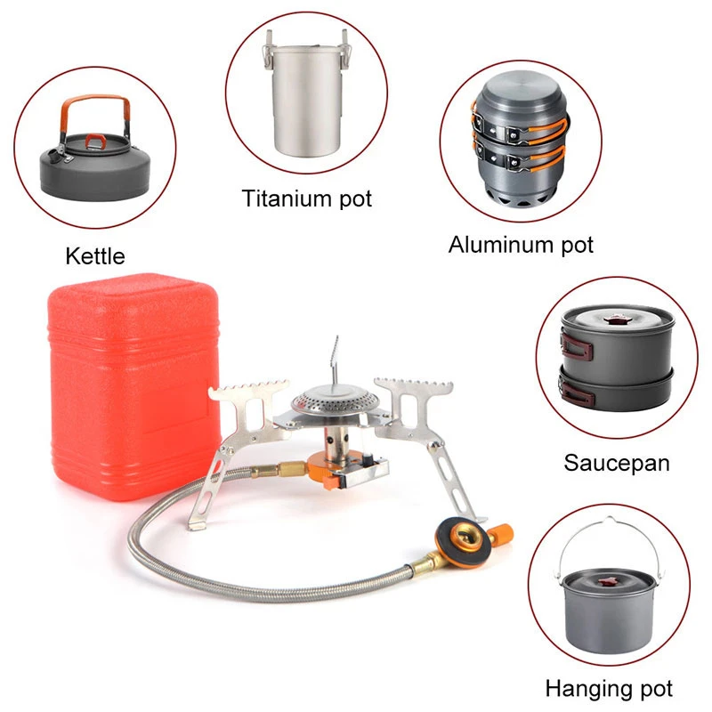 Camping Gas Stove Portable Gas Burner Tourism Picnic Strong Fire Burner Survival Equipment Outdoor Accessories Camping Supplies Camping Gas Stove Portable Gas Burner Tourism Picnic Strong Fire Burner Survival Equipment Outdoor Accessories Camping Supplies