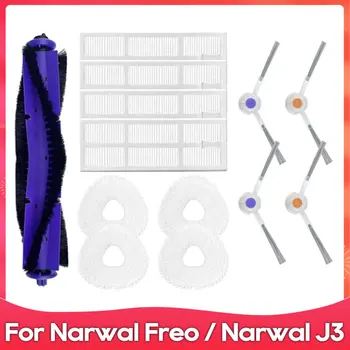 Fit For Narwal Freo / Narwal J3 Robot Vacuum Cleaner Replacement Parts Accessories Main Brush Side Brush Hepa Filter Mop Pad