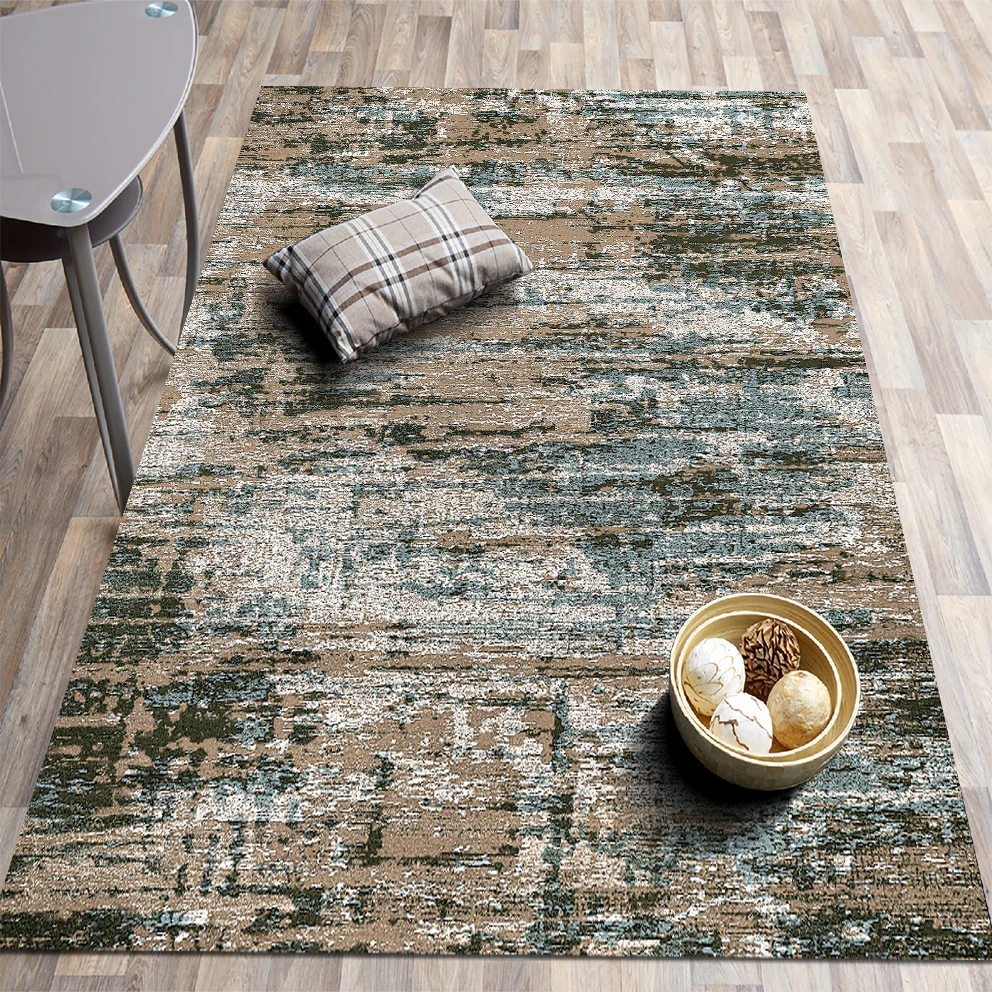 

Printed Ethnic Classic Patterned rug Brown & Mink color non-slip carpet/ Children's room bedroom living room carpet/ home gift