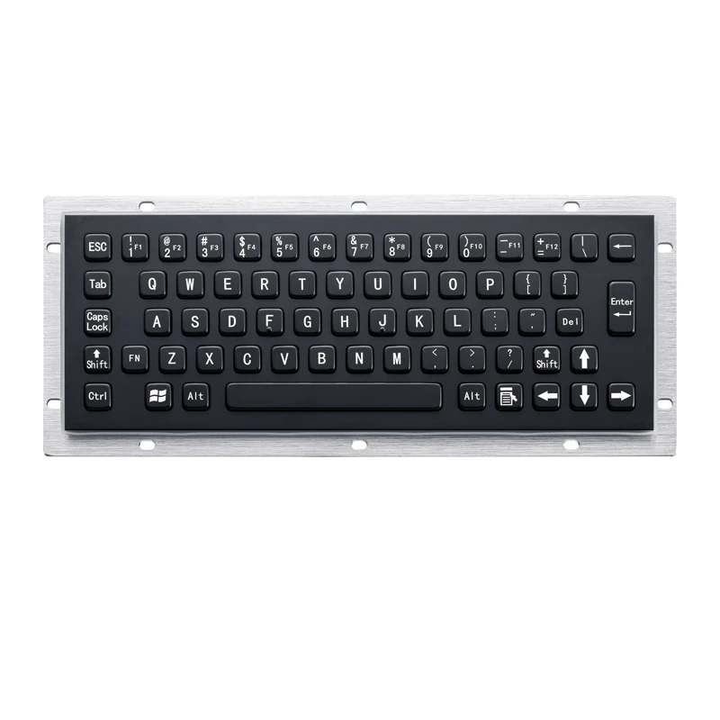 Industrial Stainless Steel Metal Keyboard With 65 Keys Waterproof Black Medical Terminal Keypad
Industrial Stainless Steel Metal Keyboard With 65 Keys Waterproof Black Medical Terminal Keypad